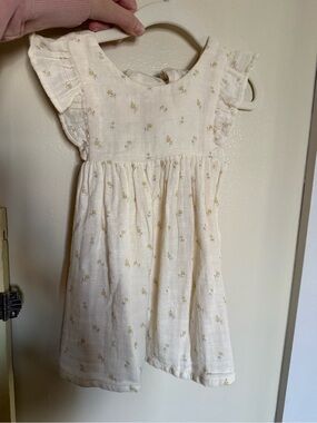 Jamie Kay organic cotton muslin Dress and Bloomer size 1 yr